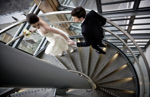 Wedding at The Gibson Spiral Staircase
